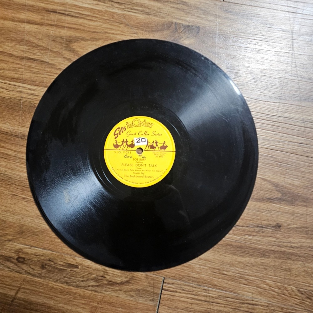 Bob Ruff - She Belongs To Be / Please Don't Talk‎ Sets In Order 1103 78RPM V+/V+